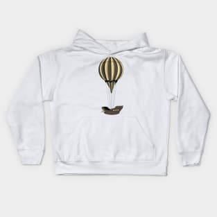 Steampunk Balloon Kids Hoodie